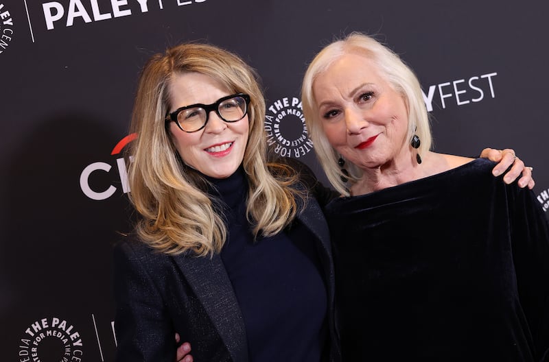 Charlotte Stoudt and Mimi Leder attend the PaleyFest LA 2024 screening of "The Morning Show" at Dolby Theatre on April 12, 2024 in Hollywood, California.