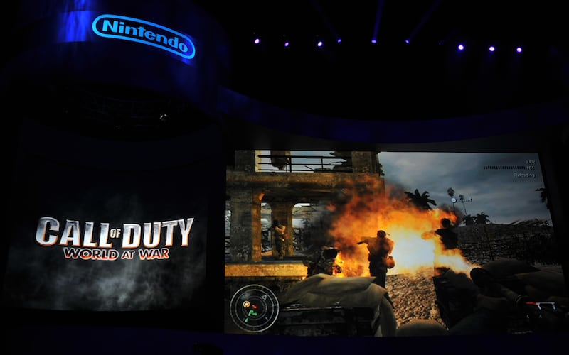 The Call of Duty, World at War game.