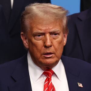 President Donald Trump, pictured on June 25, has been pressing Senate Republicans to pass his one "big, beautiful" bill, but it has faced setbacks and House members are threatening to revolt.