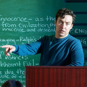 Brian Jordan Alvarez as Evan Marquez in 'English Teacher'