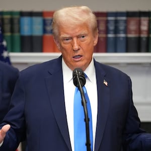 WASHINGTON, DC - SEPTEMBER 22: U.S. President Donald Trump answers questions after making an announcement on “significant medical and scientific findings for America’s children” in the Roosevelt Room of the White House on September 22, 2025 in Washington, DC. Federal health officials suggested a link between the use of acetaminophen during pregnancy as a risk for autism, although many health agencies have noted inconclusive results in the research. (Photo by Andrew Harnik/Getty Images)