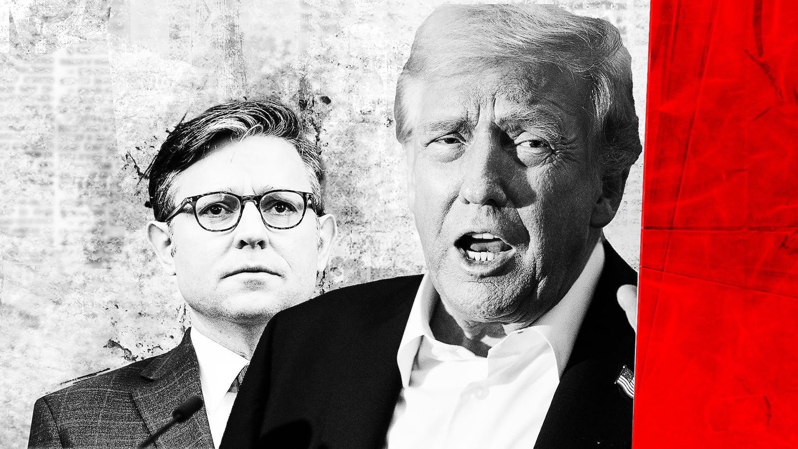 Mike Johnson and Donald Trump