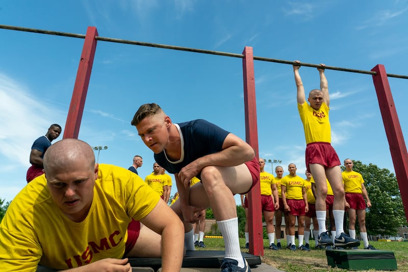 Blake Burt as John Bowman, Zach Roerig as Knox, and Miles Heizer as Cameron Cope