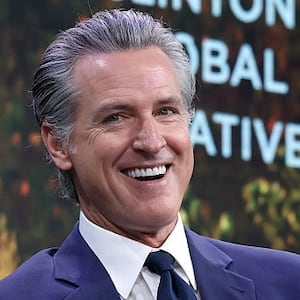 California Gov. Gavin Newsom speaks onstage during the Clinton Global Initiative 2025 Annual Meeting at New York Hilton Midtown on September 24, 2025 in New York City.