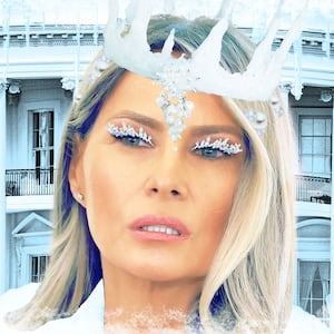 Melania Trump as an Ice Queen