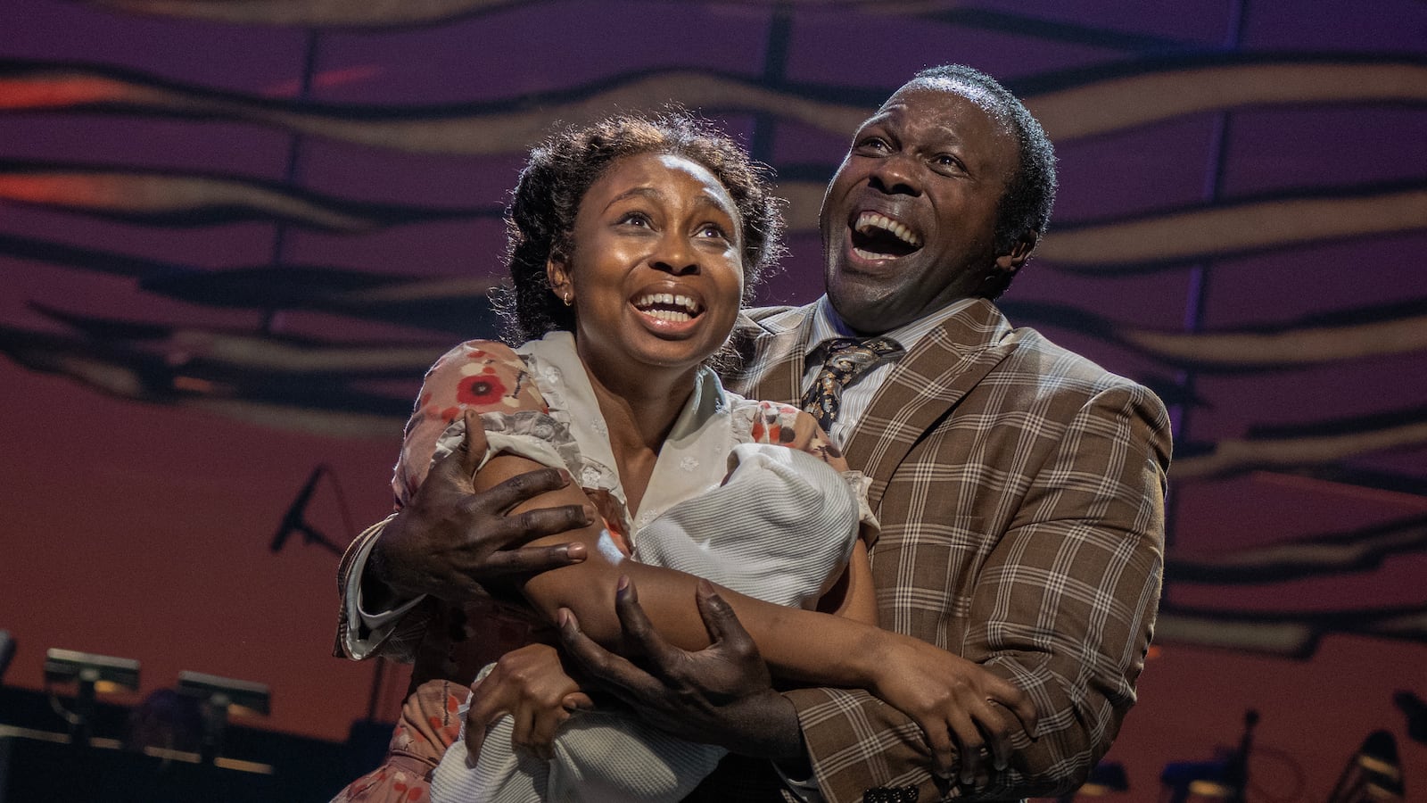 Nichelle Lewis and Joshua Henry in 'Ragtime.'