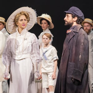 Joshua Henry, Caissie Levy, Brandon Uranowitz, and the cast of "Ragtime"
