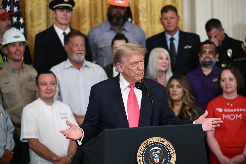 President Donald Trump held a "One, Big, Beautiful Event" at the White House on June 26 as he presses for the bill's passage, but a series of recent polls show the bill is deeply unpopular with voters as less than 30 percent support it.